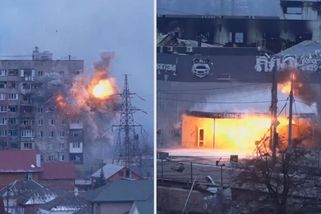 Novinář natočil palbu ruského tanku na obytný dům - Novinky